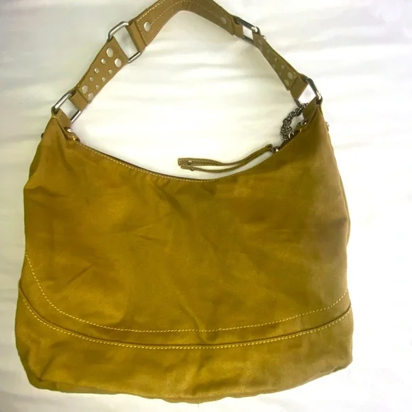 Kenneth Cole Gold Handbag - Picture 1 of 6